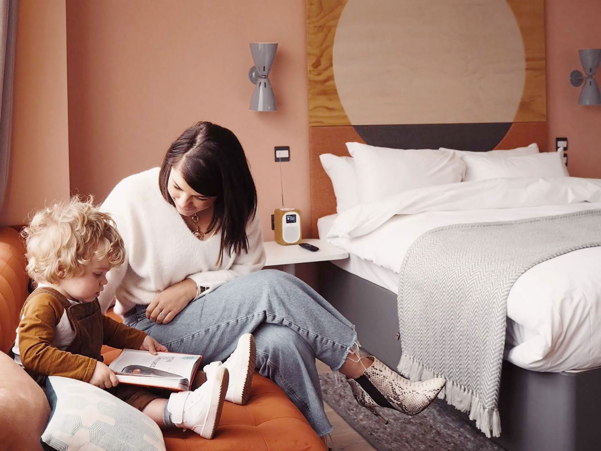 Family enjoying a 2-night Paultons Park short break