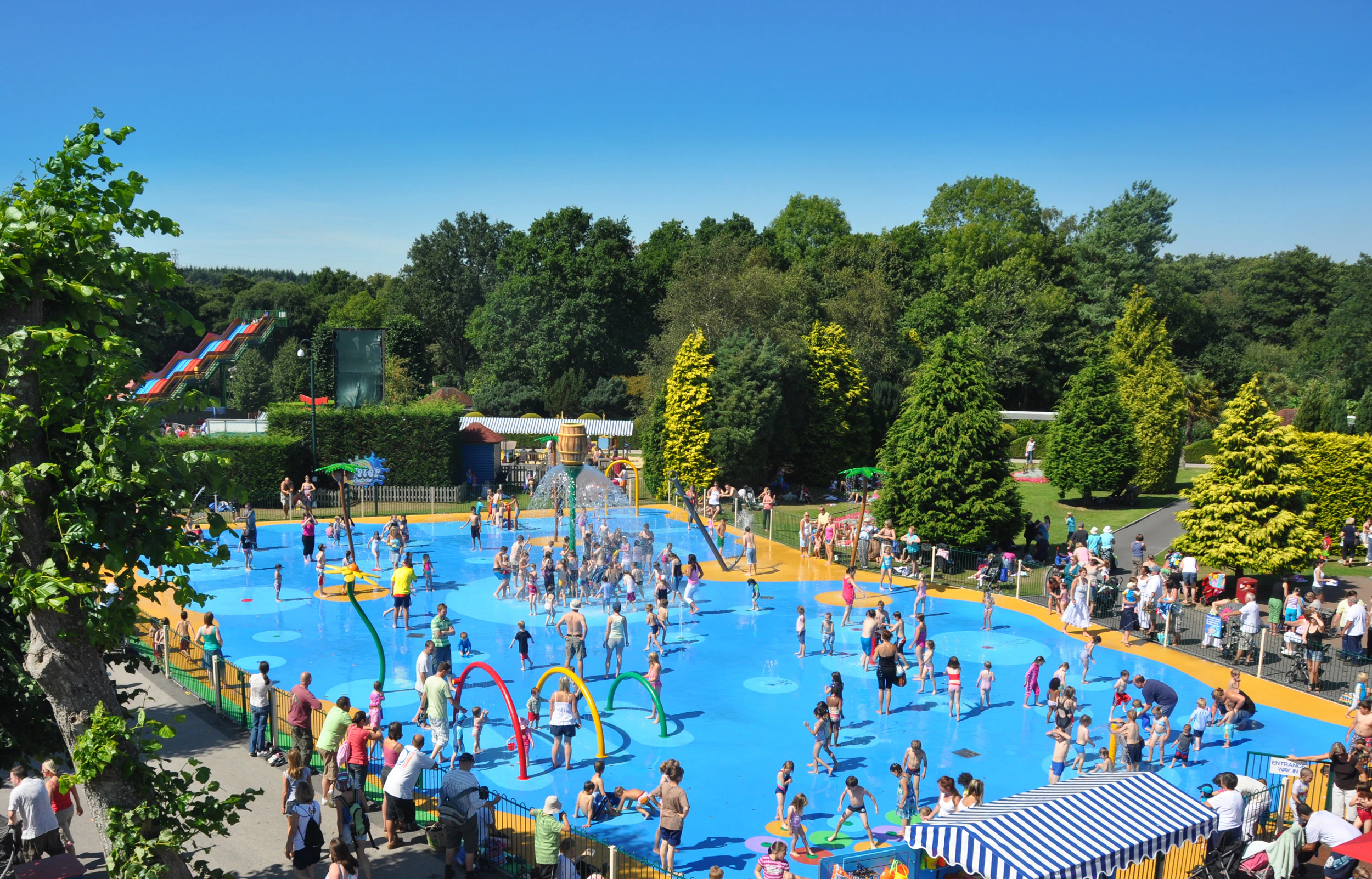 Water Kingdom splash park at Paultons Park