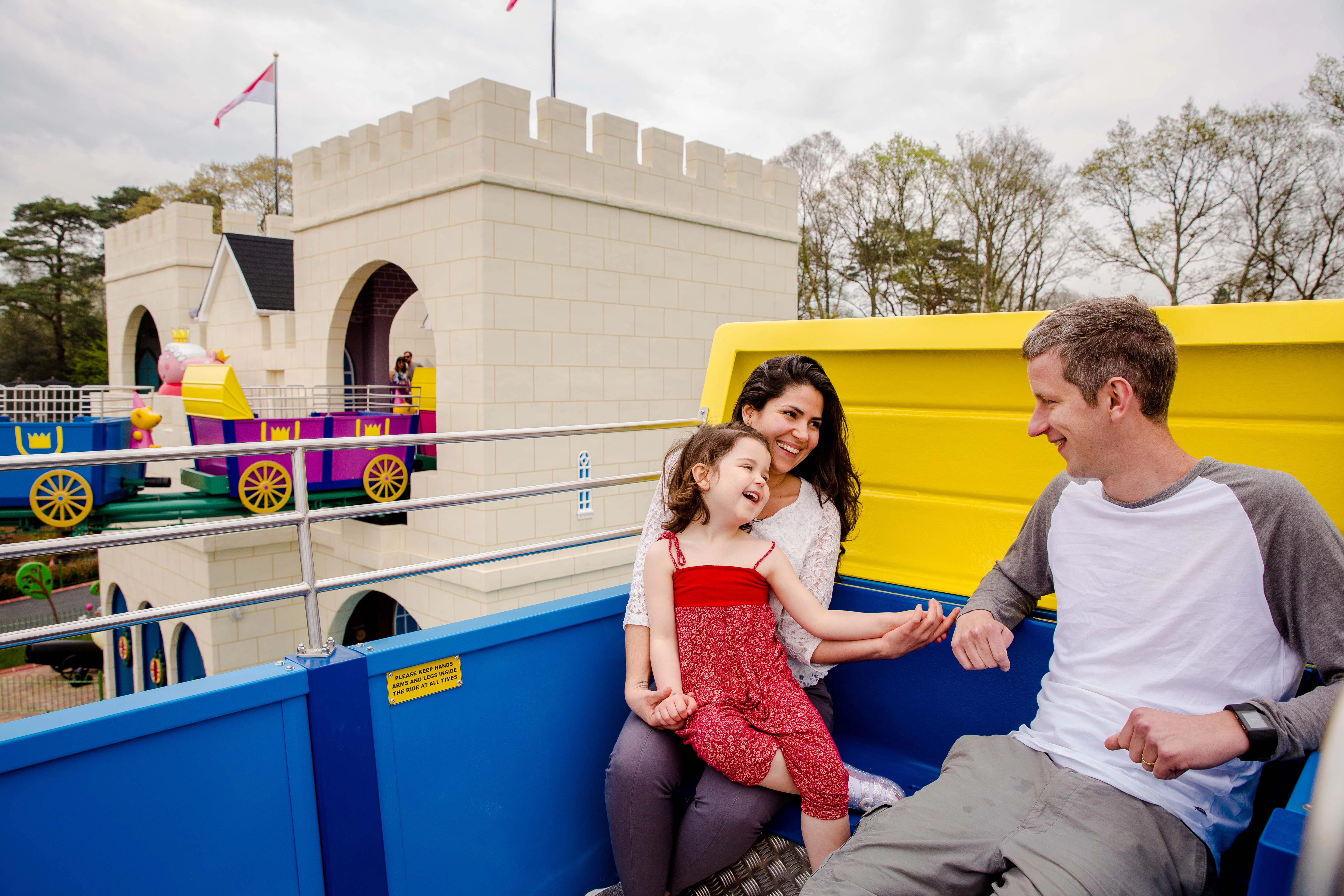 The Queen's Flying Coach ride at Paultons Park