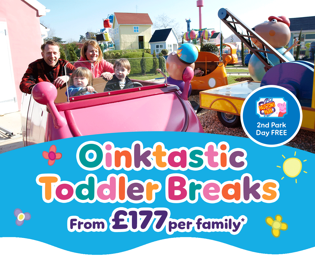 Toddler short breaks with Peppa Pig characters