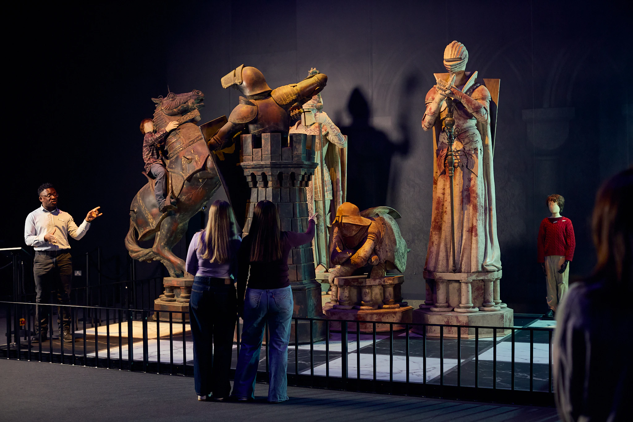 Hogwarts castle exhibition display at Warner Bros. Studio Tour London