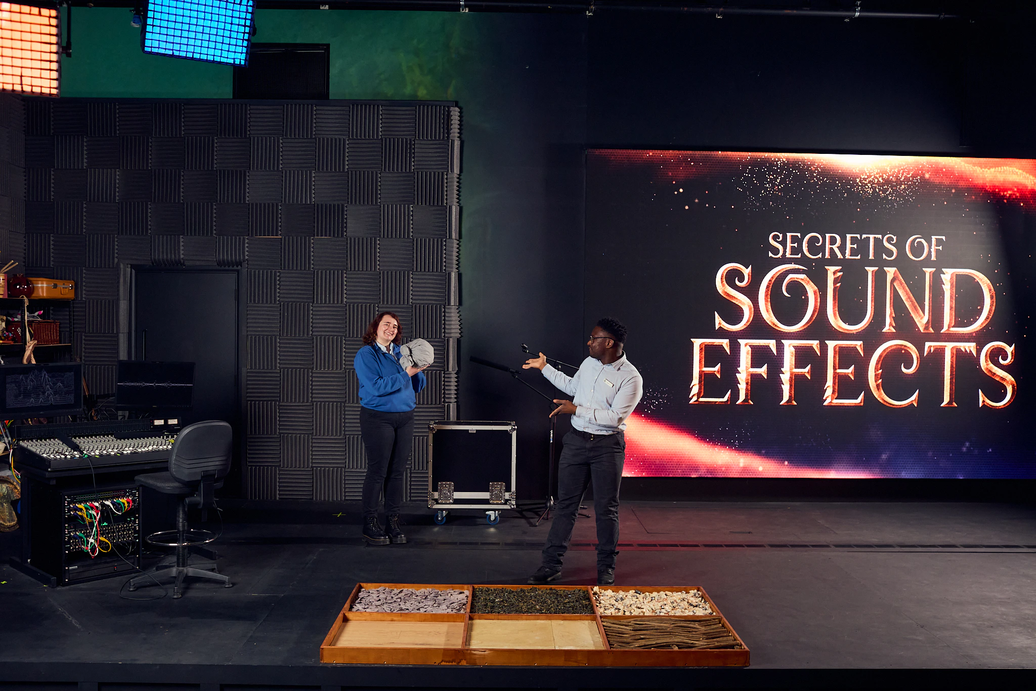 Sound effects presentation at Warner Bros. Studio Tour London