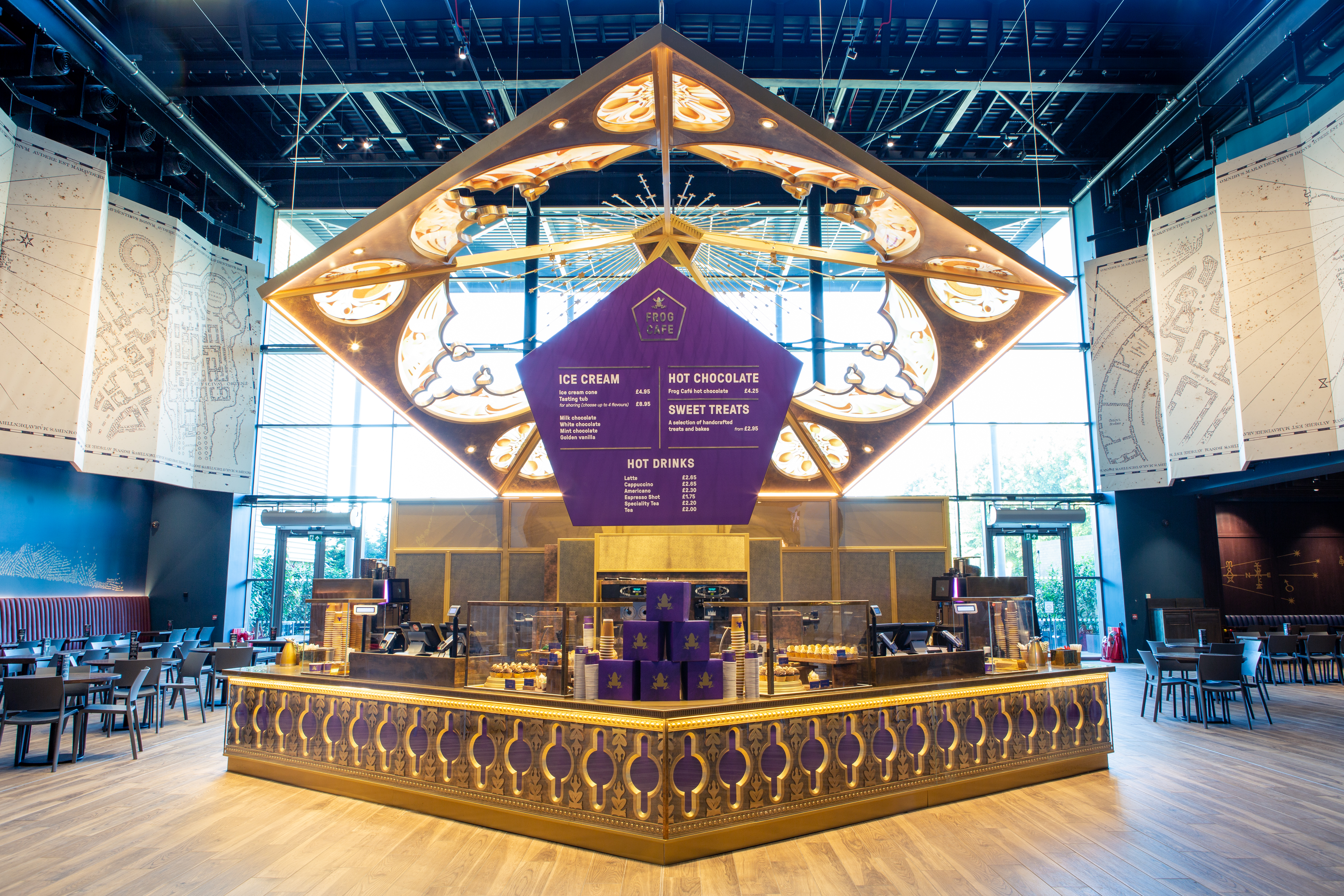 The Chocolate Frog Café inside Warner Bros. Studio Tour London