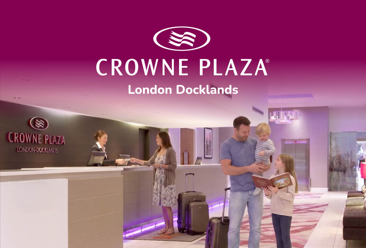 Exterior of Crowne Plaza London Docklands