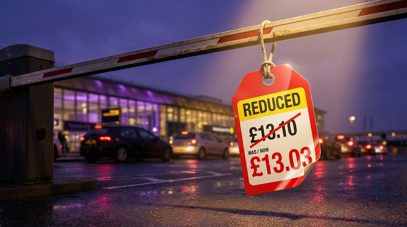 Airport parking prices this half term have actually fallen